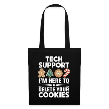 Cookies Saying Funny Christmas Cookies Gift - Tote Bag - black - Front