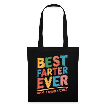Fart Saying Farting Dad Pups Funny Fart Gift - Tote Bag - black - Front