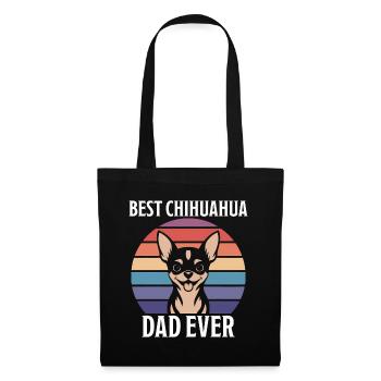 Chihuahua Saying Dad Funny Chihuahua Gift - Tote Bag - black - Front
