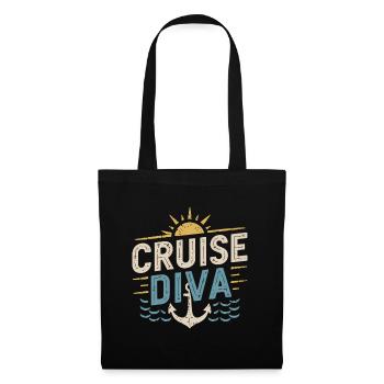 Cruise Diva |Cruise - Tote Bag - black - Front