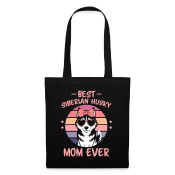 Siberian Husky Saying Siberian Huskies Gift - Tote Bag - black - Front