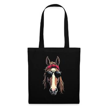 Amateur de chevaux Fier propriétaire d’un Gentle Haflinger - Sac en tissu - noir - Devant