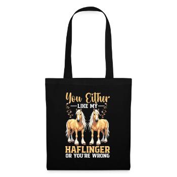 Equestrian Horse Owner Riding Horses Horse Lover - Stoffbeutel - Schwarz - Vorne