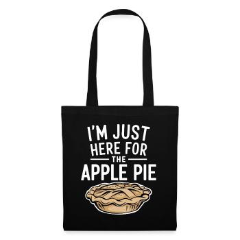 Apple Pie Saying Funny Apple Pie Gift - Tote Bag - black - Front