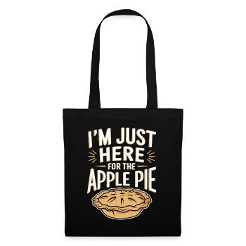 Apple Pie Saying Funny Apple Pie Gift - Tote Bag - black - Front