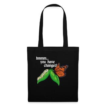 Papillon monarque propriétaire Plants d’asclépiade - Sac en tissu - noir - Devant