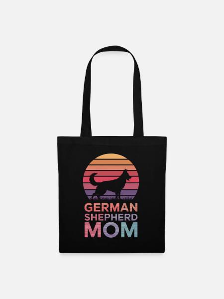 Deutscher Schäferhund Spruch Schäferhund Geschenk - Stoffbeutel - Schwarz