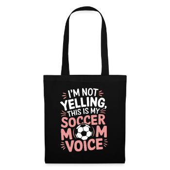 Soccer Saying Mom Funny Soccer Player Gift - Tote Bag - black - Front