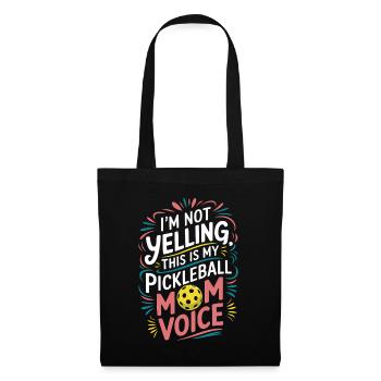 Pickleball Saying Mom Funny Pickleball Gift - Tote Bag - black - Front