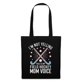 Field Hockey Saying Mom Funny Field Hockey Gift - Tote Bag - black - Front