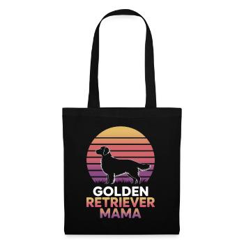 Golden Retriever Spruch Golden Retriever Geschenk - Stoffbeutel - Schwarz - Vorne