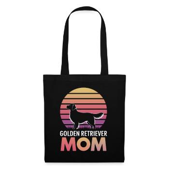 Golden Retriever Spruch Golden Retriever Geschenk - Stoffbeutel - Schwarz - Vorne