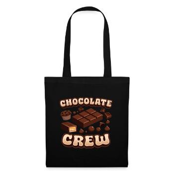 Candy Chocolate Chocolate Chocolate Crew - Sac en tissu - noir - Devant