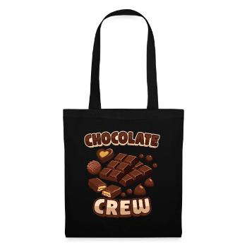 Candy Chocolate Chocolate Chocolate Crew - Sac en tissu - noir - Devant