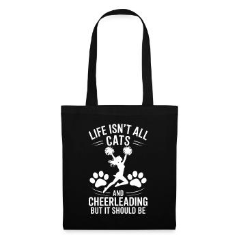 Cheerleading Saying Funny Cheerleading Gift - Tote Bag - black - Front
