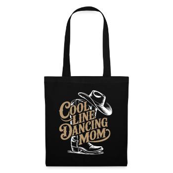 Line Dance Mom Line Dance Mom Cadeau - Sac en tissu - noir - Devant