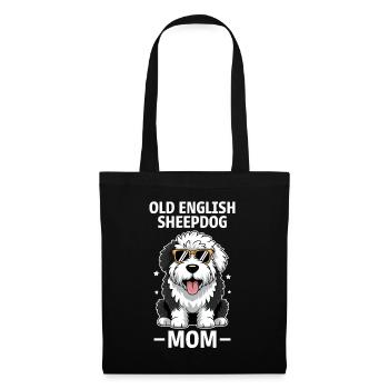 Old English Sheepdog Saying Joke Sheepdog Gift - Tote Bag - black - Front
