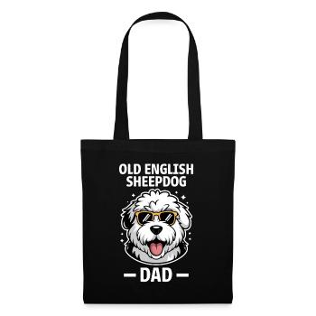 Old English Sheepdog Saying Joke Sheepdog Gift - Tote Bag - black - Front