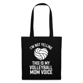 volley-ball dire drôle de cadeau de volley-ball - Sac en tissu - noir - Devant