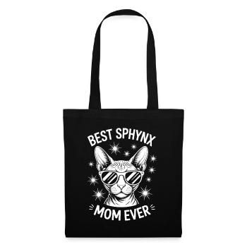 Chat Sphynx Disant Drôle Chat Sphynx Cadeau - Sac en tissu - noir - Devant