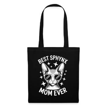 Chat Sphynx Disant Drôle Chat Sphynx Cadeau - Sac en tissu - noir - Devant