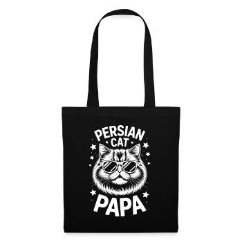 Perserkatze Spruch Lustiges Perserkatzen Geschenk - Stoffbeutel - Schwarz - Vorne