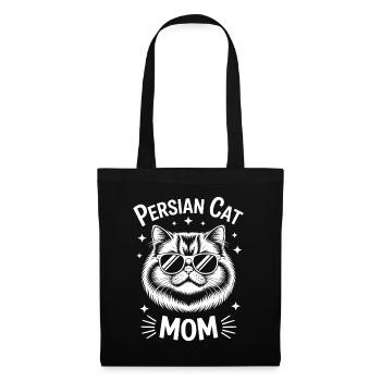 Perserkatze Spruch Lustiges Perserkatzen Geschenk - Stoffbeutel - Schwarz - Vorne