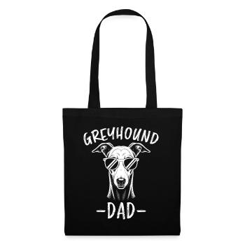 Greyhound Saying, Greyhound Dad, Greyhound Gift - Tote Bag - black - Front