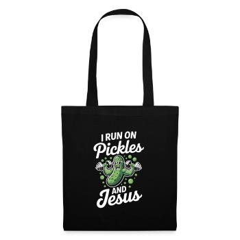 Cucumber Jesus Faith Christian - Tote Bag - black - Front