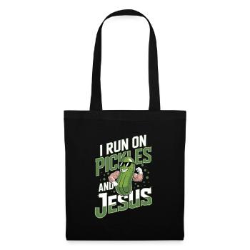 Cucumber Jesus Faith Christian - Tote Bag - black - Front