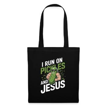 Cucumber Jesus Faith Christian - Tote Bag - black - Front