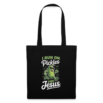 Cucumber Jesus Faith Christian - Tote Bag - black - Front
