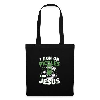 Cucumber Jesus Faith Christian - Tote Bag - black - Front