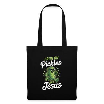 Cucumber Jesus Faith Christian - Tote Bag - black - Front