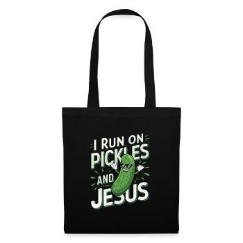Cucumber Jesus Faith Christian - Tote Bag - black - Front