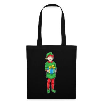 Forfait de Noël Elf - Sac en tissu - noir - Devant