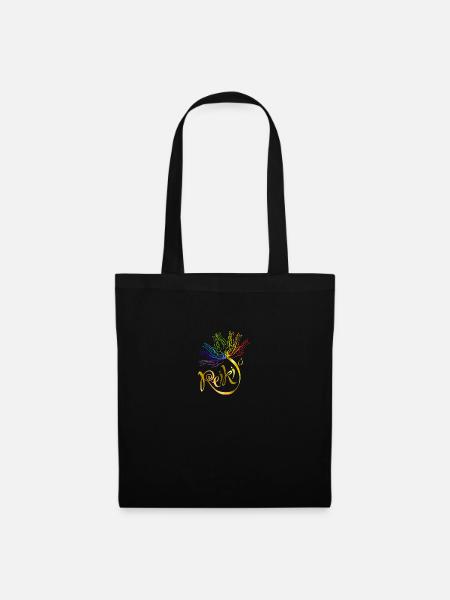Reiki Meister Spirituell Chakra Heilung Geschenk - Stoffbeutel - Schwarz
