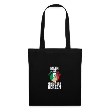 Italien Italiener Vaffanculo - Stoffbeutel - Schwarz - Vorne