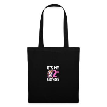 It's My 2nd Birthday - Tote Bag - black - Front
