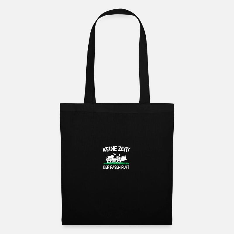 Gartenfreunde Rasenflüsterer Platzwart Geschenk - Stoffbeutel - Schwarz