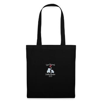 Werdender Bruder Geschenk Ich werde Bruder bald - Stoffbeutel - Schwarz - Vorne