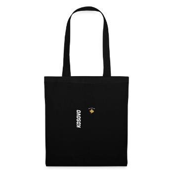 Drapeau du Kosovo Drapeau Jersey Cadeau Kosovar - Sac en tissu - noir - Devant