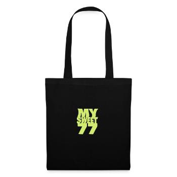 Birthday 77 - Tote Bag - black - Front