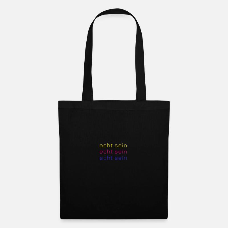 echt sein - Tote Bag - black
