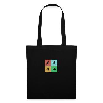 Skiing Ski Motif for Skier Skier - Tote Bag - black - Front