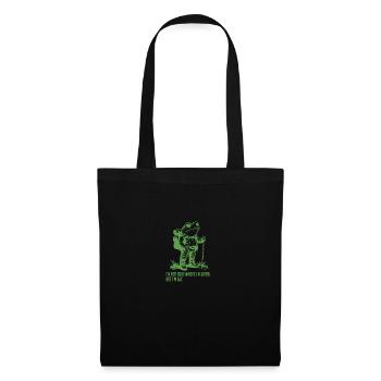Je ne sais pas trop où je vais mais je suis Gay Frog - Sac en tissu - noir - Devant