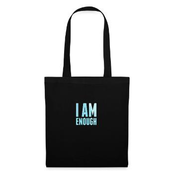 Je suis assez de pleine conscience Motivation spirituelle - Sac en tissu - noir - Devant