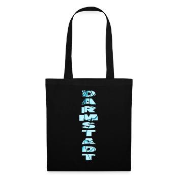 Darmstadt Germany City Font Skyline Home - Tote Bag - black - Front