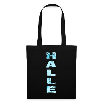 Hall Germany City Font Skyline Home - Tote Bag - black - Front