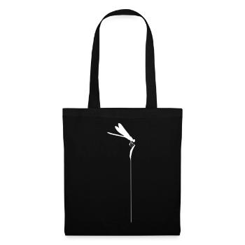 Zen Dragonfly - Minimalist Kachimushi Spirit - Sac en tissu - noir - Devant